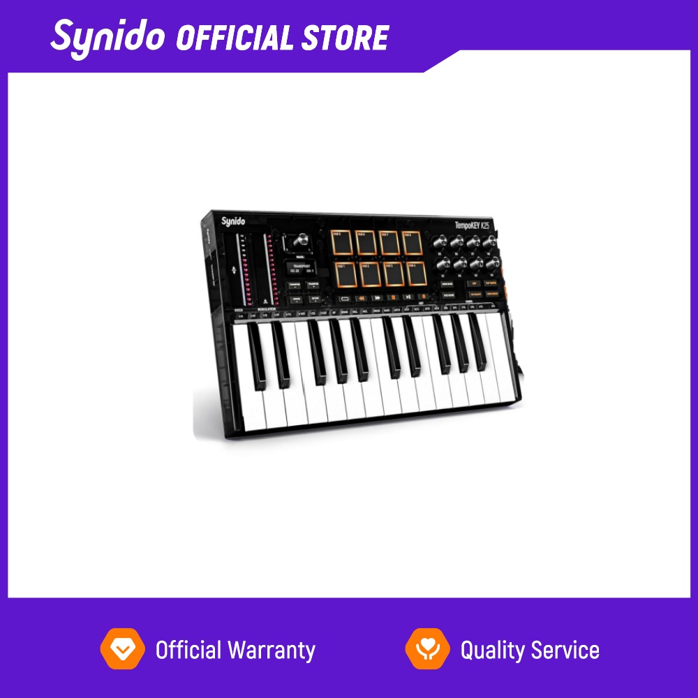 Synido Tempokey K25 USB MIDI K – Midi Controller Pad recenzja i cena
